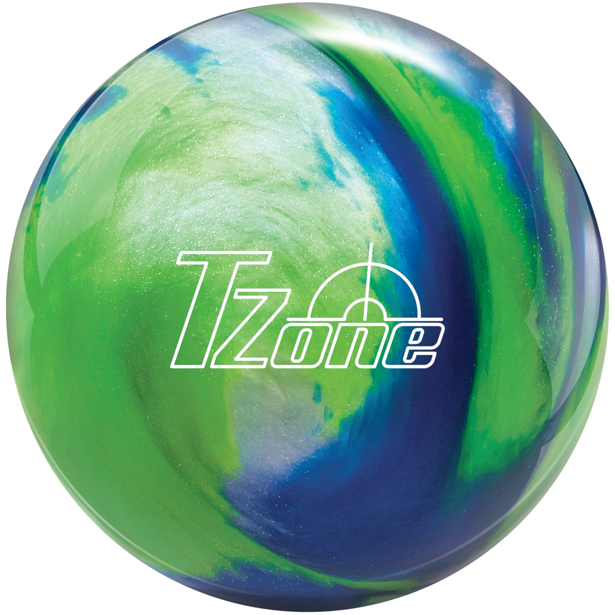 Brunswick Target Zone Ocean Reef Bowling Ball - High Performance for Competitive Bowlers | Perfect for League Play and Tournament Use