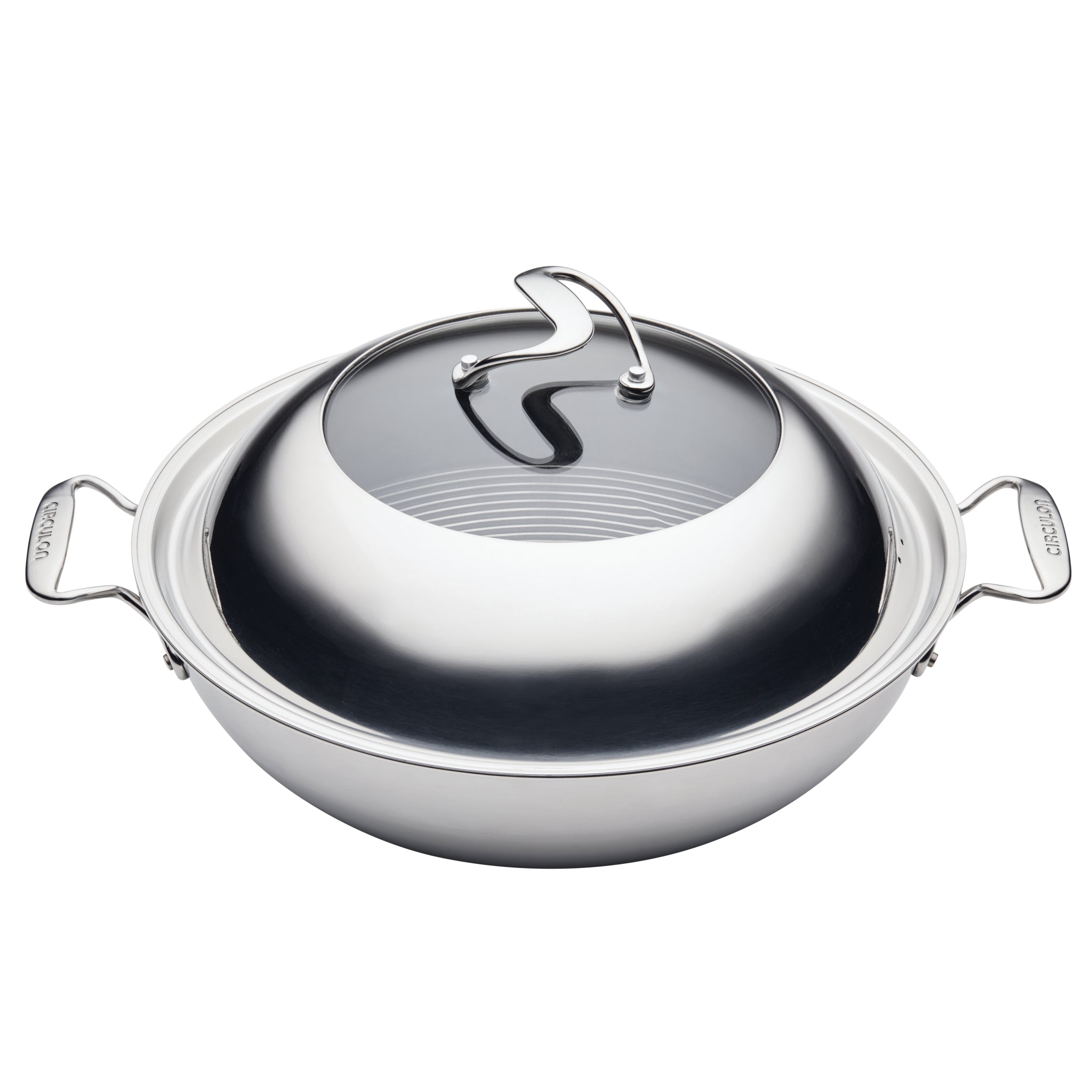 Non-Stick Wok Pan with Glass Lid & Hybrid SteelShield Technology - Best for Stir-Fry, Sauteing & Asian Cooking - Perfect for Gas, Electric & Induction Stoves