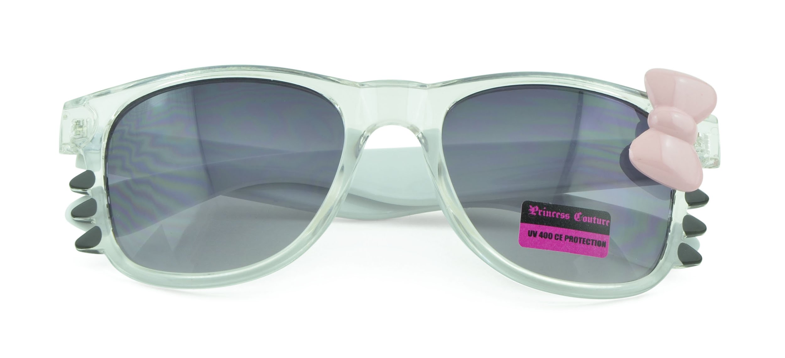 Belle Donne Women's Fashion Cat Eye Sunglasses with Whisker or Bow Accent - Stylish UV Protection Shades for Outdoor, Beach & Party Wear