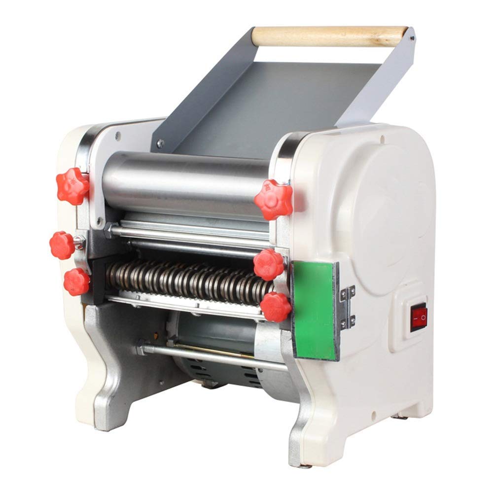 Commercial Electric Pasta Maker Machine - 220V Stainless Steel Noodle Making Machine with Adjustable Thickness Settings for Homemade Spaghetti, Fettuccine & Lasagna | Perfect for Restaurants, Italian Cuisine & Home Kitchen Use