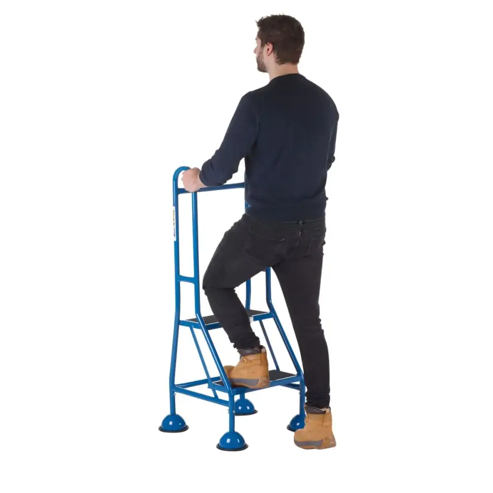 Climb It UK Domed Feet Handy Steps - Portable Lightweight Ladder for Home, Garage, and Outdoor Use