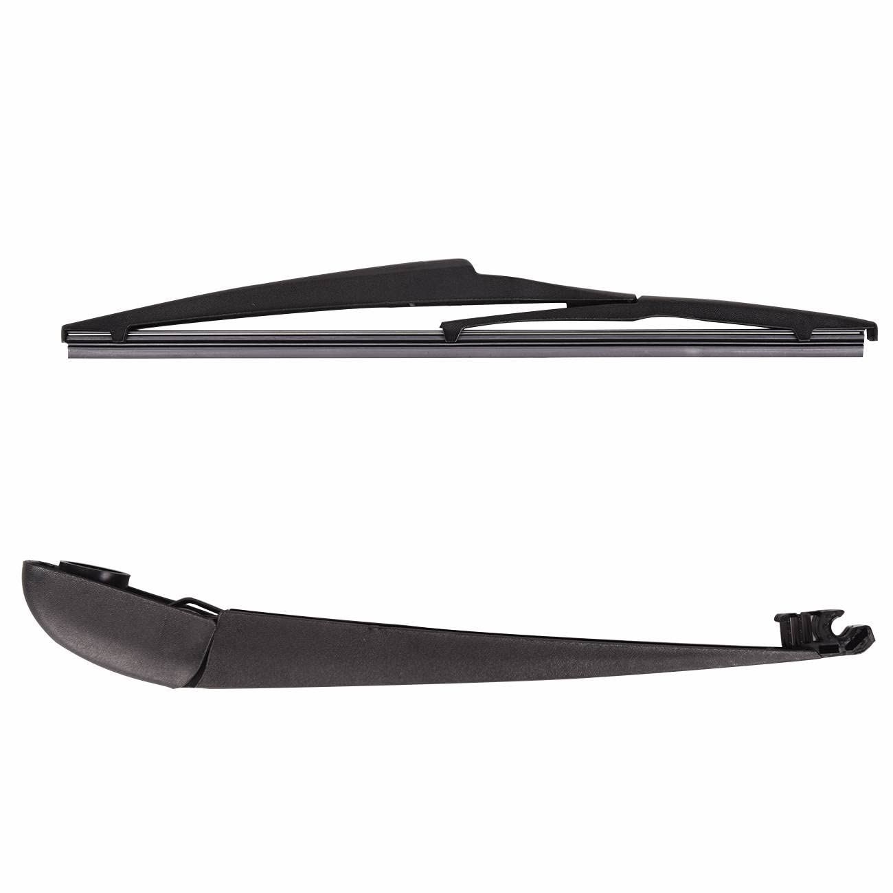 BYEHAV Rear Windshield Wiper Arm with Blade - Compatible with 68077, 68077939AA, 68079, 68079868, 68079868AA, 68079869AA - Perfect for Rainy Weather & Winter Driving