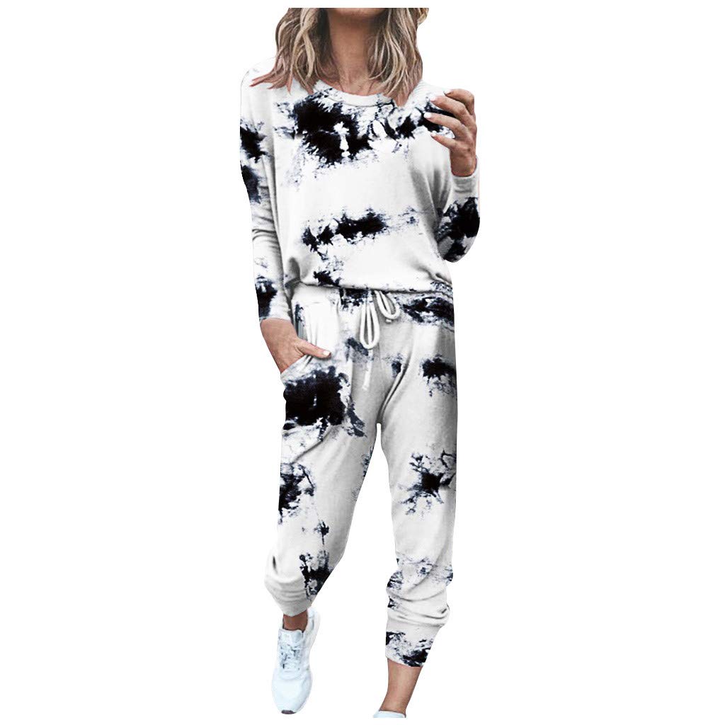Women's 2-Piece Christmas Sweatsuit Set - Cozy Lounge Wear & Jogging Outfit for Women | Holiday Pajamas, Casual Winter Loungewear, Matching Tracksuit for Home, Gym & Festive Gatherings