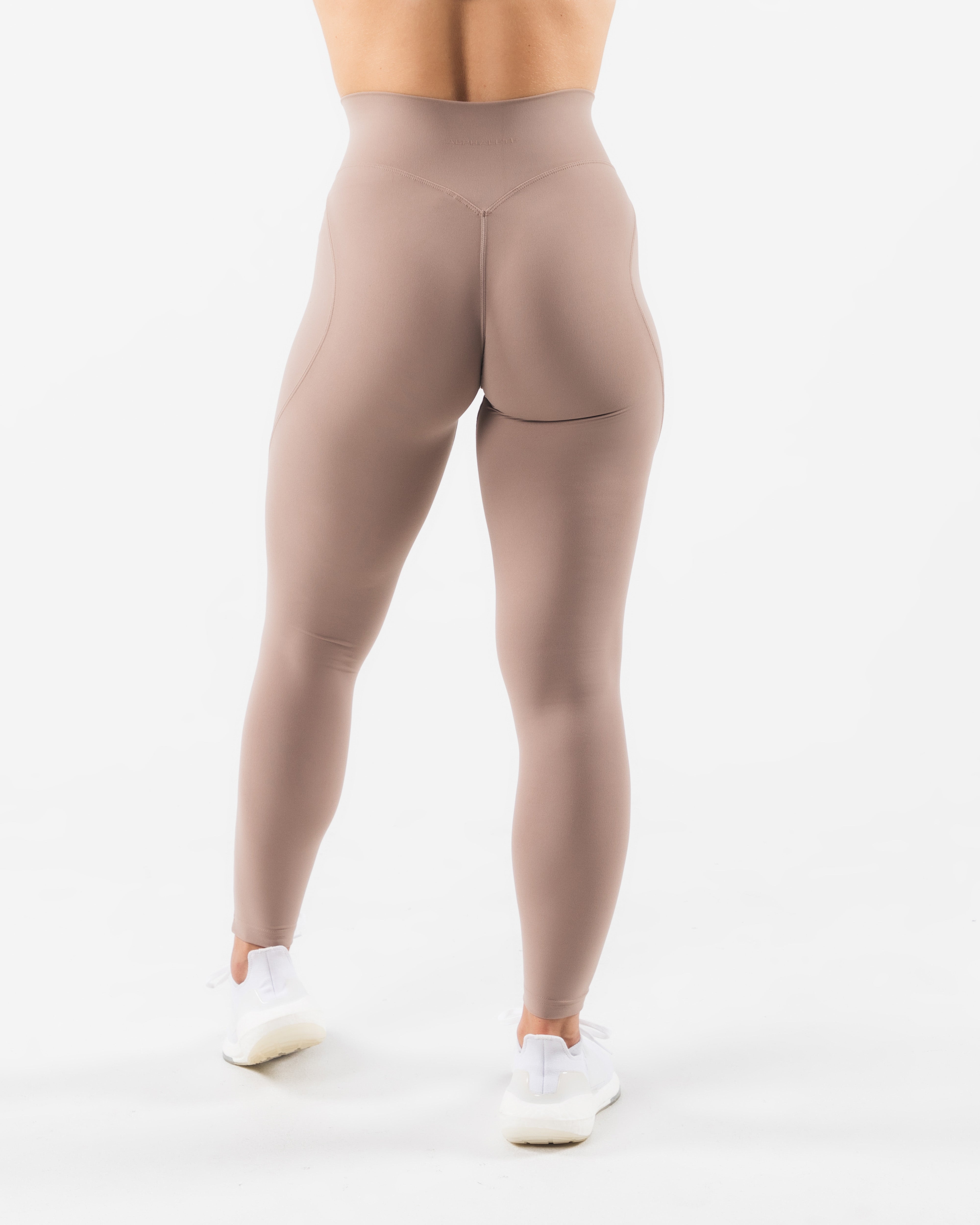 Aura Legging Sand - High Waist Yoga Pants for Women, Comfortable Workout Leggings with Moisture Wicking & 4-Way Stretch - Perfect for Yoga, Running, Gym & Lounge Wear