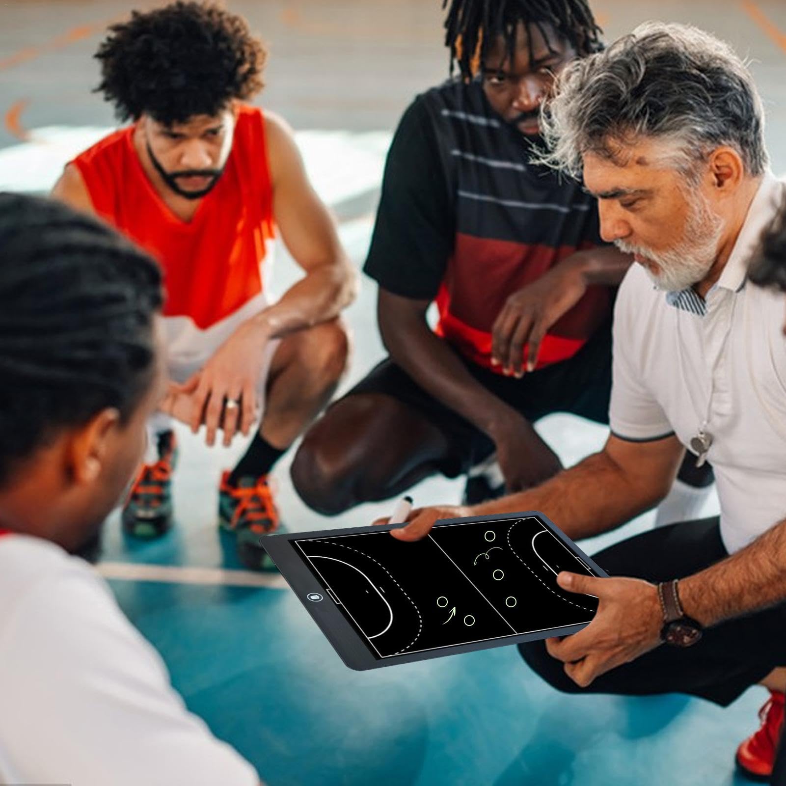 16 Inch LCD Writing Tablet - Football Themed Drawing Board & Strategic Clipboard for Coaches, Players & Fans | Perfect for Game Planning, Play Diagrams & Sideline Communication