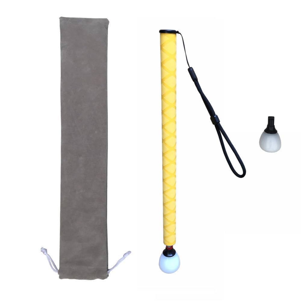 **Foldable Aluminum Blind Cane with Rolling Tip - Adjustable 15.4
