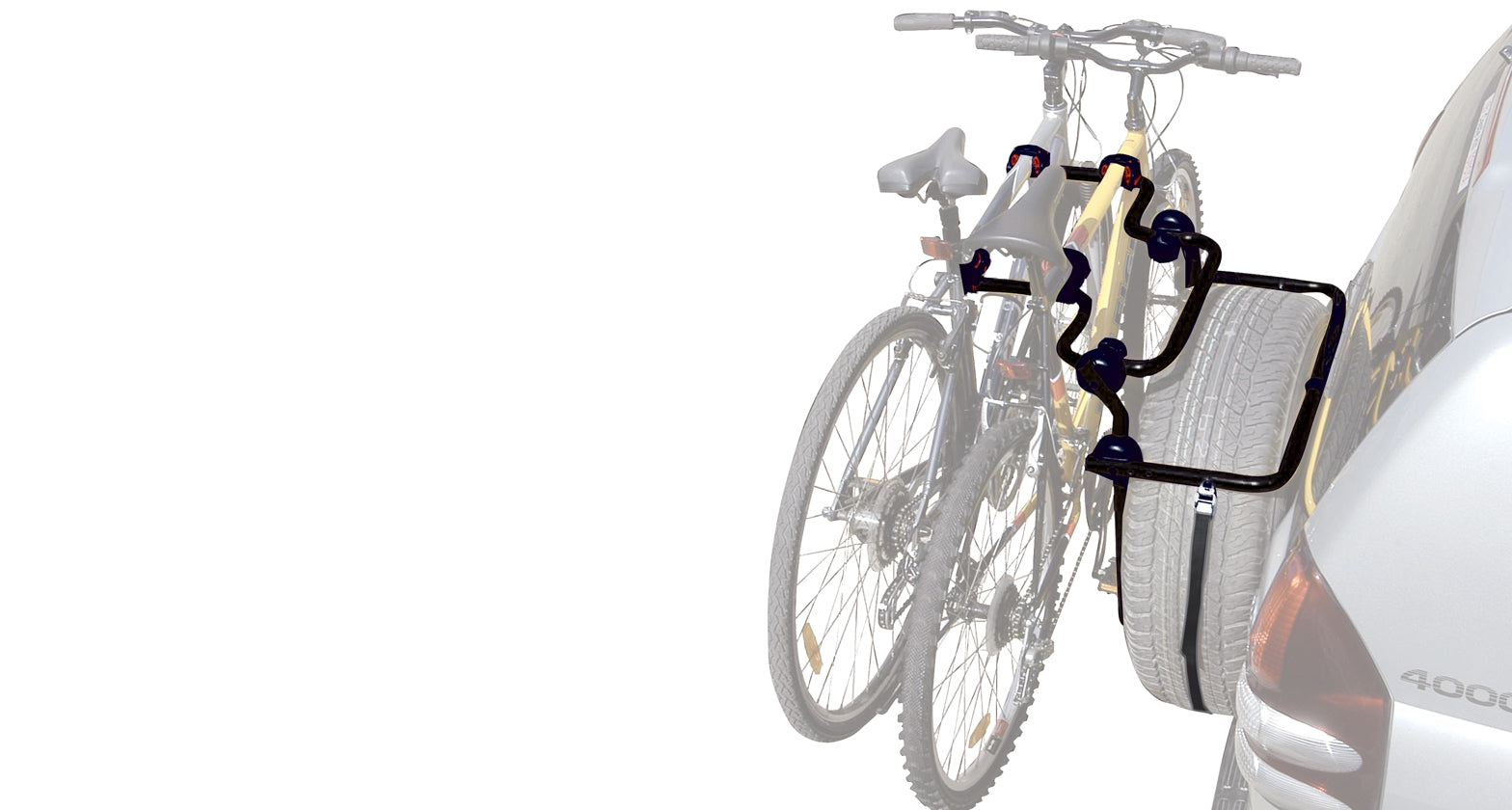 Heavy Duty Spare Wheel Bike Carrier - Universal Fit for Cars, SUVs & Trucks - Perfect for Road Trips, Camping & Outdoor Adventures