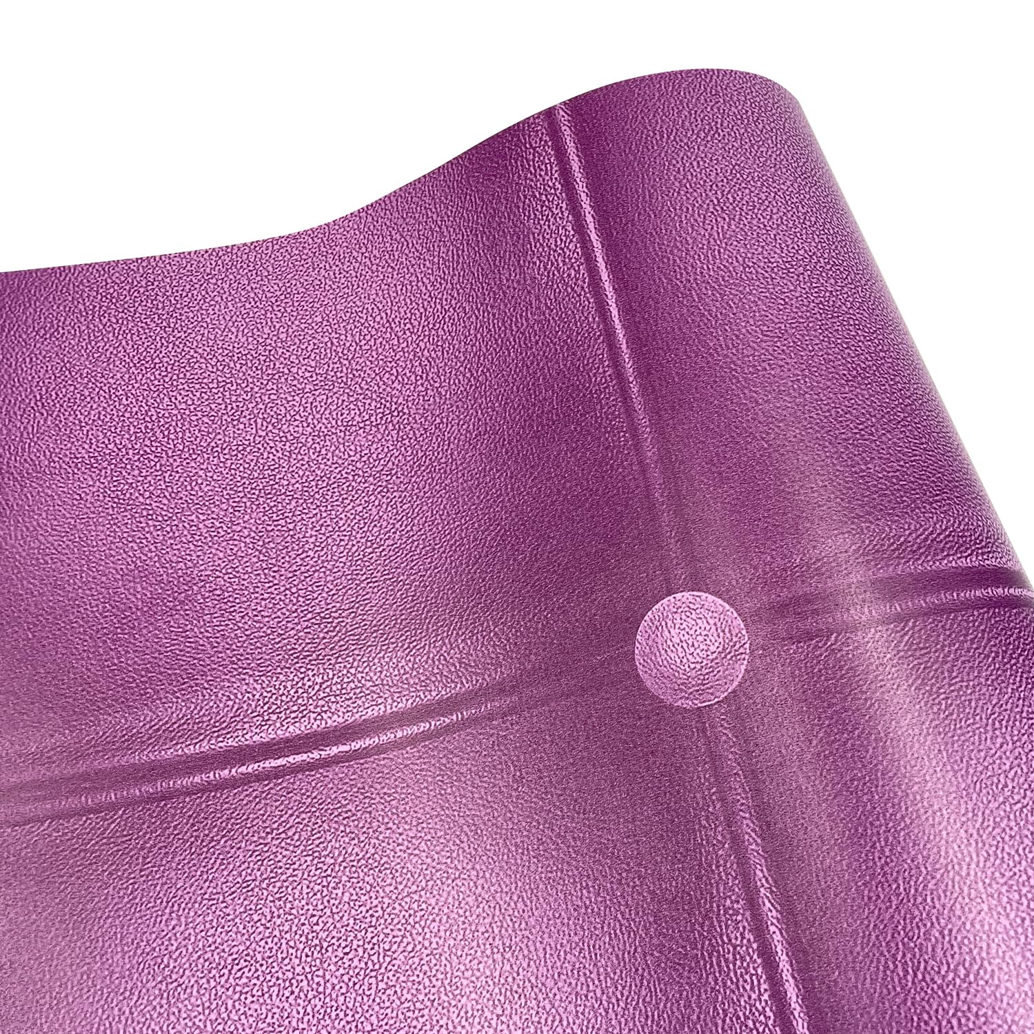 Yifely Purple Grid PVC Shelf Liner - Removable Drawer Liner, Non-Slip Cabinet Liner (17.7