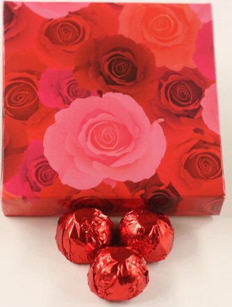 Scott's Cakes Milk Chocolate Maraschino Cherry Cream Filling Candies - 1 Pound Gift Box with Red Foils & Pink Roses Design | Perfect for Valentine's Day, Birthday Gifts & Holiday Treats