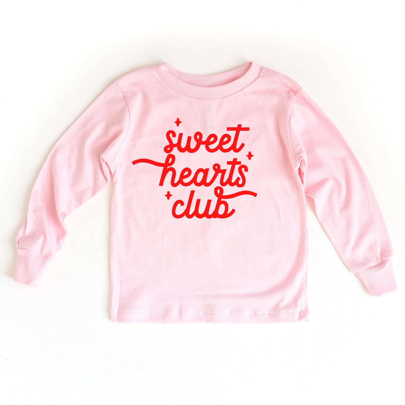 Sweet Hearts Club Long Sleeve T-Shirt for Women | Cute Graphic Tee | Casual Comfort Fit | Perfect for Date Nights & Weekend Outings