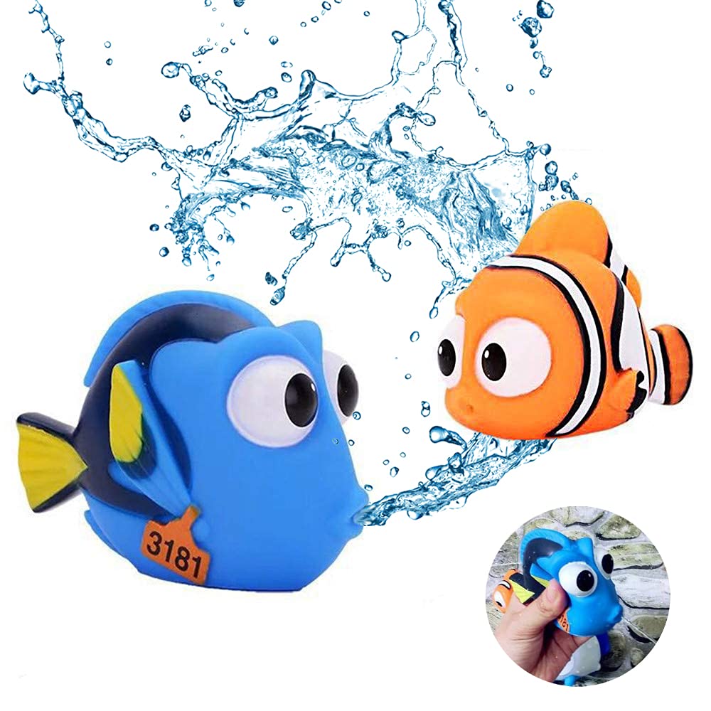 **4pcs Shark Bath Squirt Toys for Kids - Fun Baby Bathtub & Swimming Pool Water Toys - Perfect for Toddlers, Infants - Great Birthday Gift & Summer Beach, Pool Activity**    *(Use for bathtime fun, pool parties, beach outings, and outdoor water play!)*