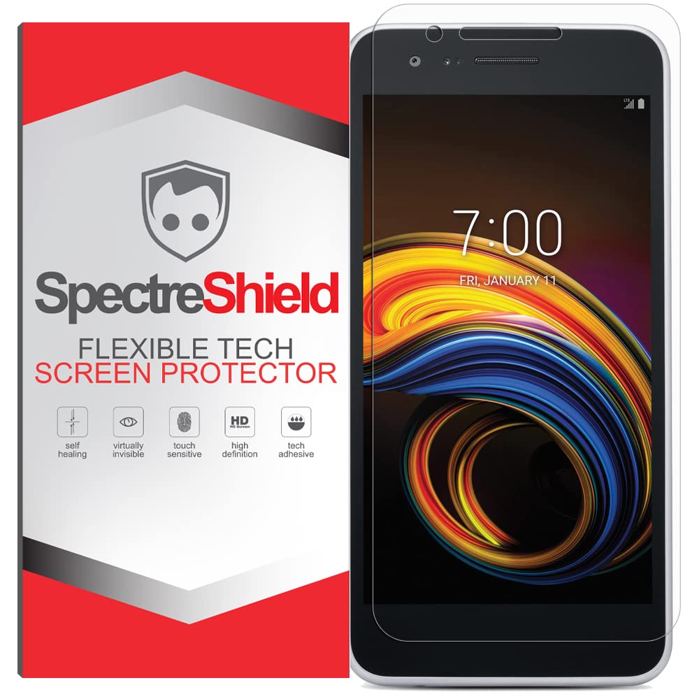 LG Tribute Empire Screen Protector - Spectre Shield Case-Friendly Flexible TPU Film with Full Coverage Clear Protection | Perfect for Everyday Use, Travel & Work