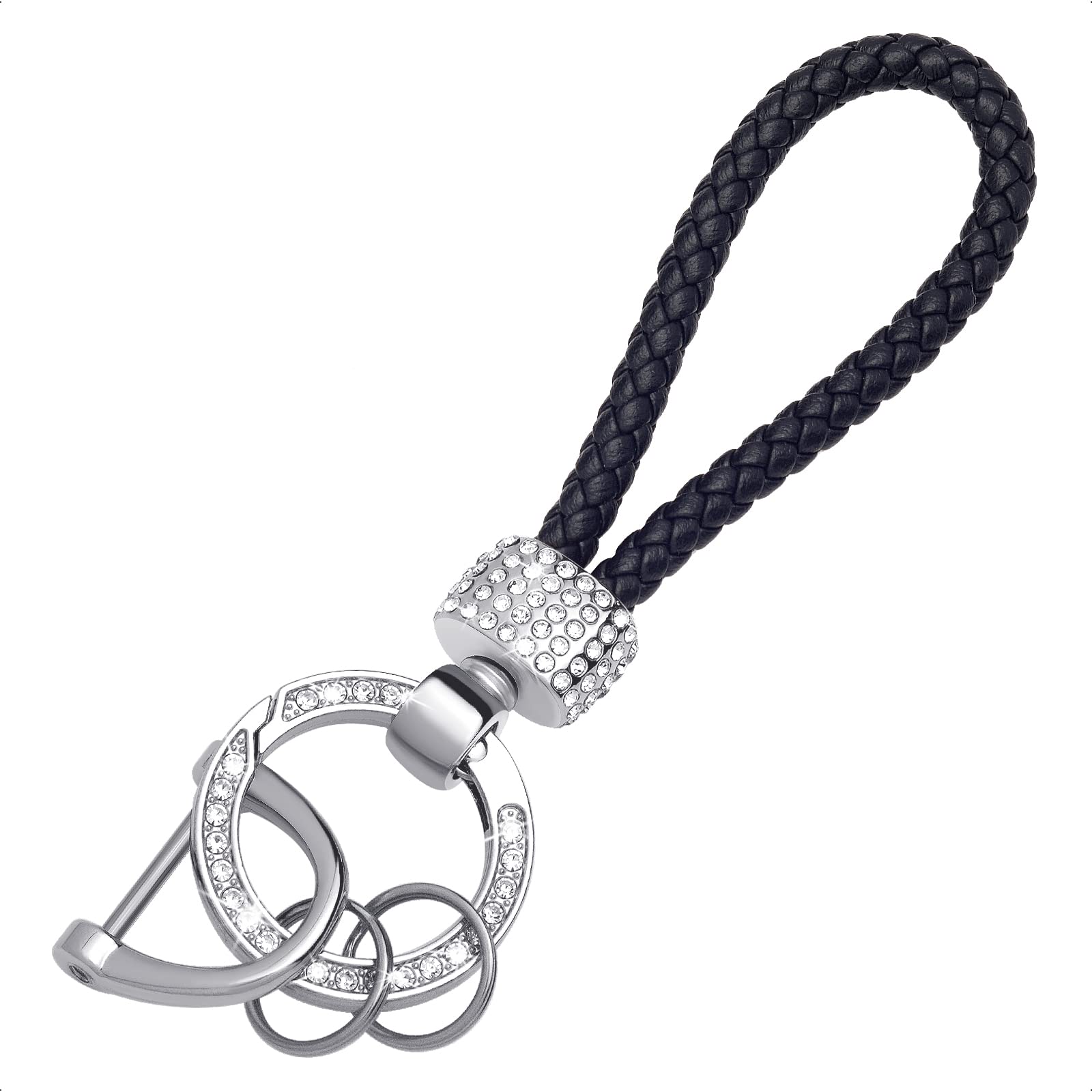 Bling Rhinestone Keychain for Women - Stylish & Durable