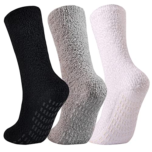 3 Pairs, Black+white+light Grey