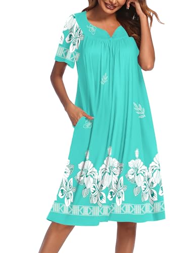 Green White Floral
