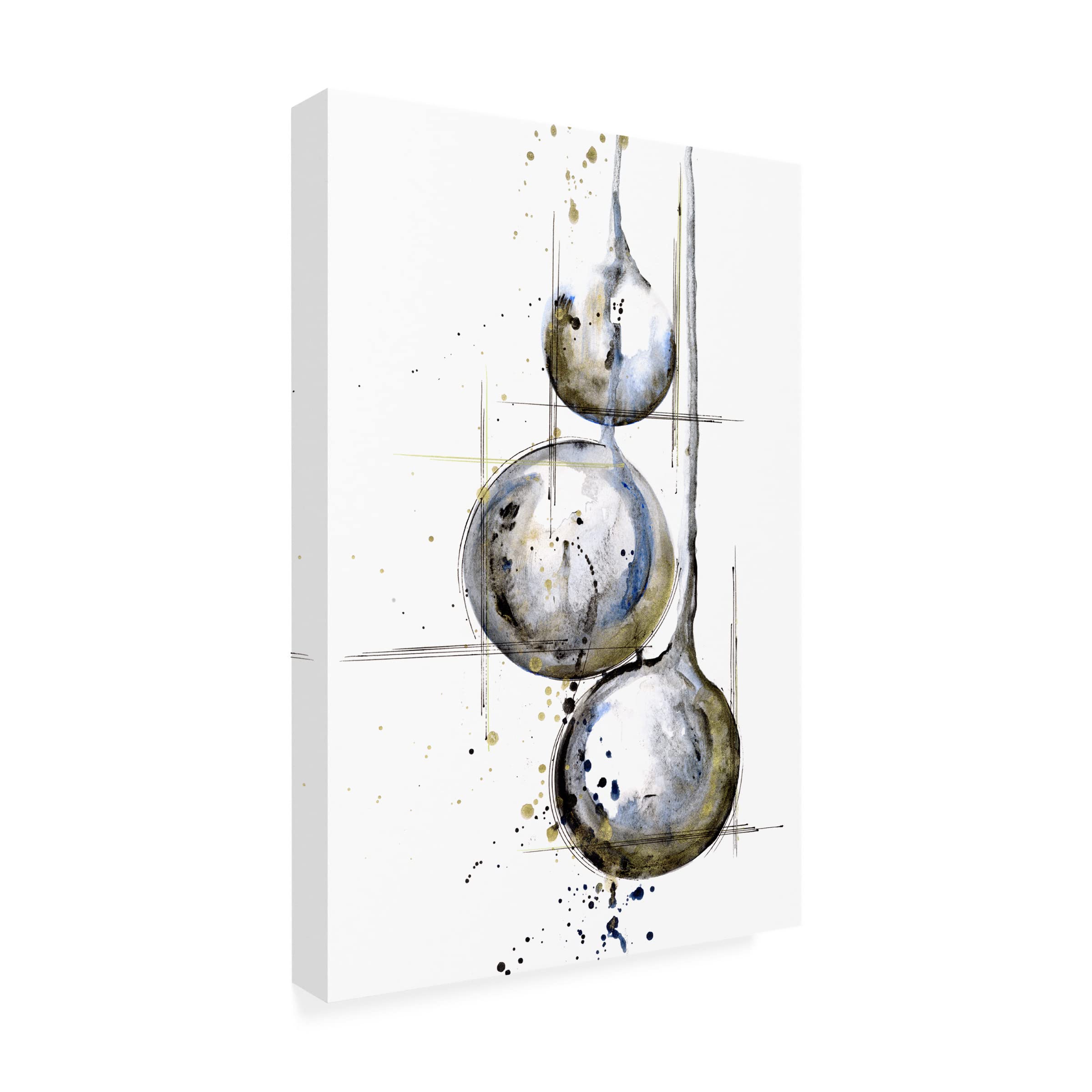 Trademark Fine Art 'Pioneer IV' Canvas Wall Art by Lily Liama - Modern Abstract Painting for Living Room, Bedroom & Office Decor
