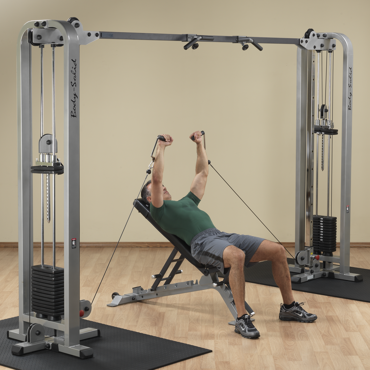 Pro Clubline Cable Crossover Machine - Premium Gym Equipment for Strength Training & Muscle Building - Perfect for Home & Commercial Gyms
