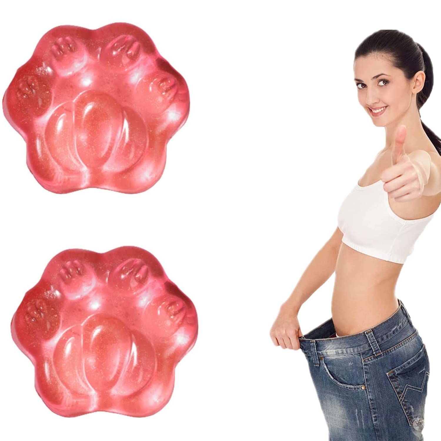 Beautyshape Herbal Anti-Cellulite Firming Jelly Soap - Natural Organic Weight Loss Body Wash for Women & Men - All Skin Types - 2 Pack - Perfect for Shower, Spa & Post-Workout Skin Tightening