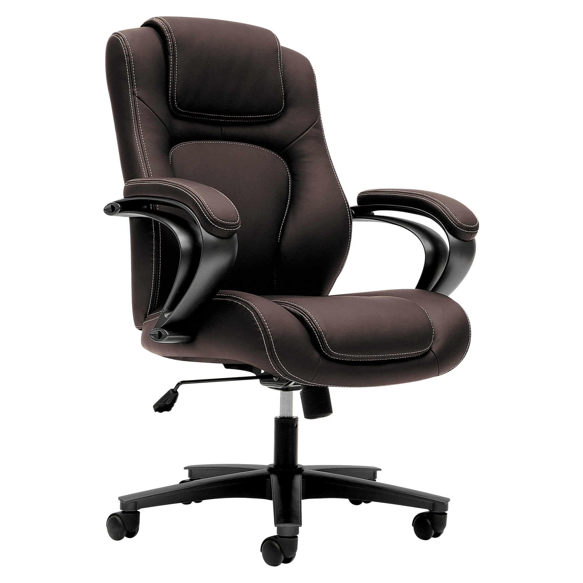 HON High-Back Executive Office Chair - Ergonomic Mesh Back Support with Adjustable Lumbar - Perfect for Home Office, Conference Rooms & Corporate Workspaces