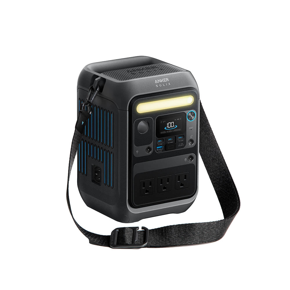 Anker SOLIX C300X 288Wh 300W Portable Power Station - Solar Generator for Camping, Outdoor Adventures & Emergency Backup Power