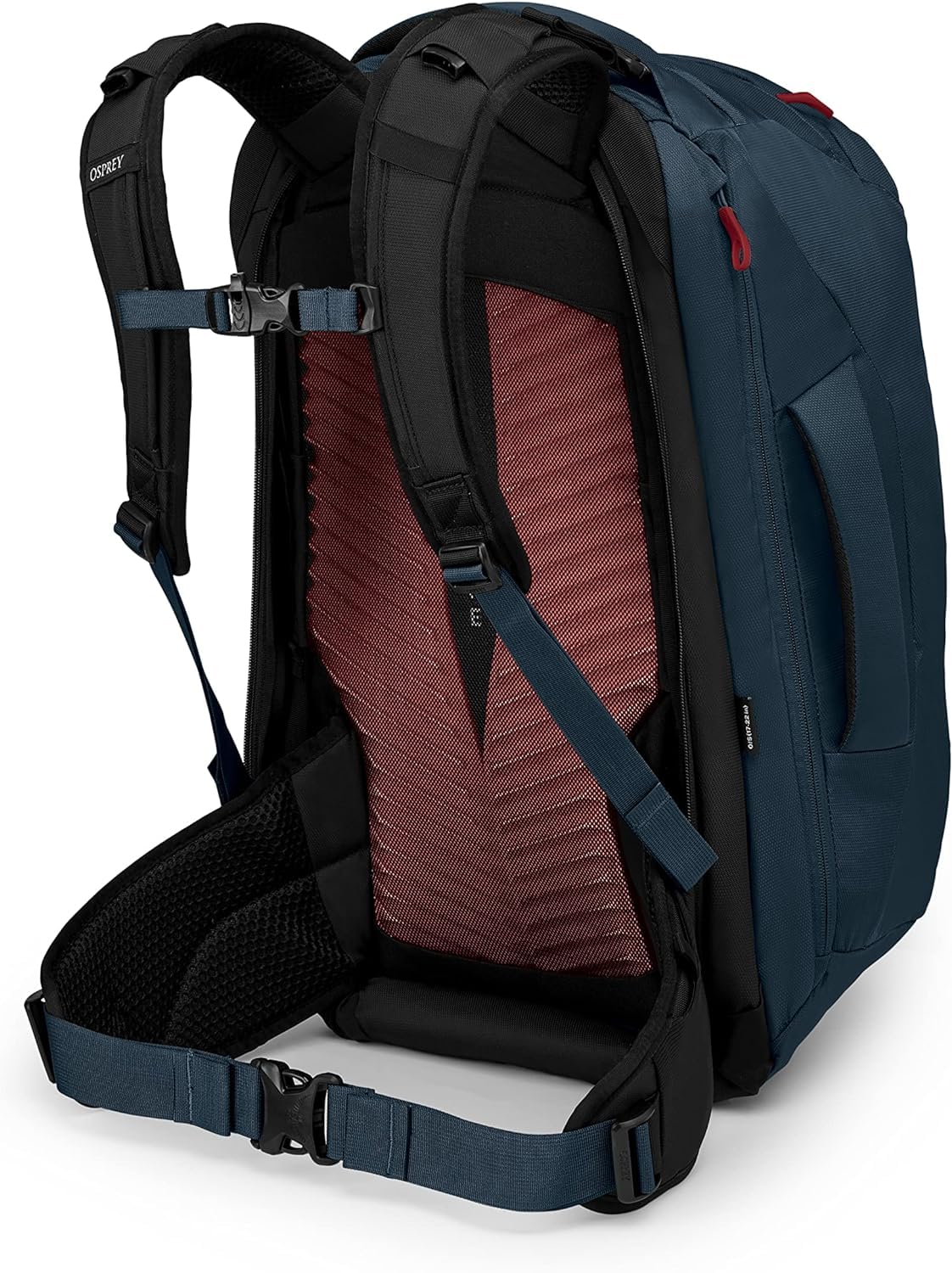 Osprey Farpoint 40L Men's Travel Backpack - Lightweight Carry-On Hiking Pack for Airplane, Camping & Outdoor Adventures (Muted Space Blue)