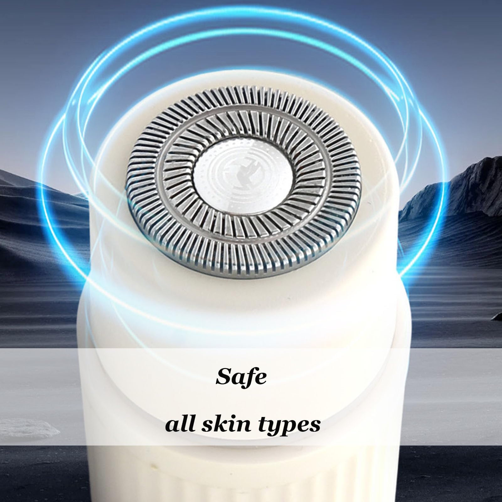 Favorabler-D Women's Electric Shaver - 2 in 1 Waterproof Lady Shaver for Smooth & Comfortable Shaving - Perfect for Legs, Underarms & Bikini Area (Beige)