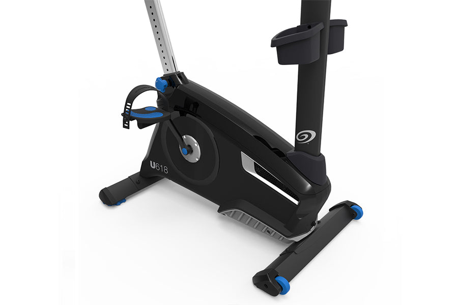 Nautilus U618 Upright Exercise Bike for Home Gym - Quiet Magnetic Resistance Indoor Cycling Bike with LCD Display & Heart Rate Monitor - Perfect for Cardio Workouts & Weight Loss Training
