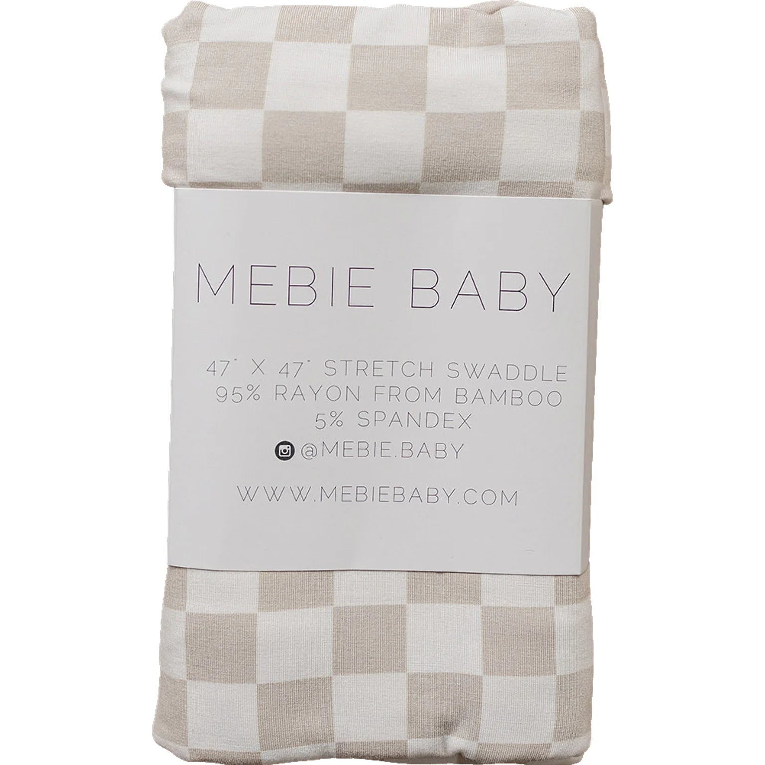 Soft Bamboo Stretch Swaddle Blanket for Babies - Breathable & Comfortable Newborn Wrap for Swaddling, Sleeping & Nursing - Perfect Baby Shower Gift