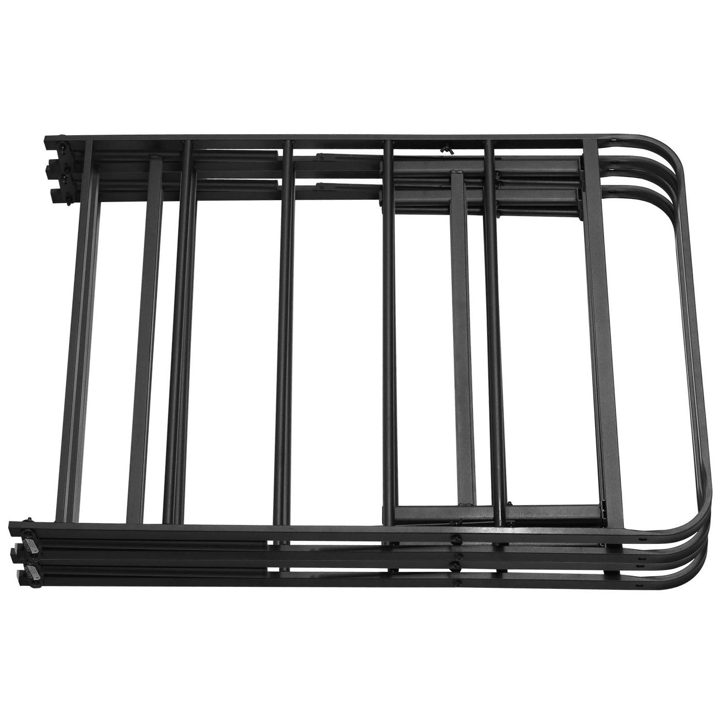 VECELO 14 Inch King Size Metal Bed Frame - Tool-Free Assembly, Noise-Free Design, Foldable Platform (Replaces Box Spring) - Perfect for Guest Rooms, Apartments & Dormitories