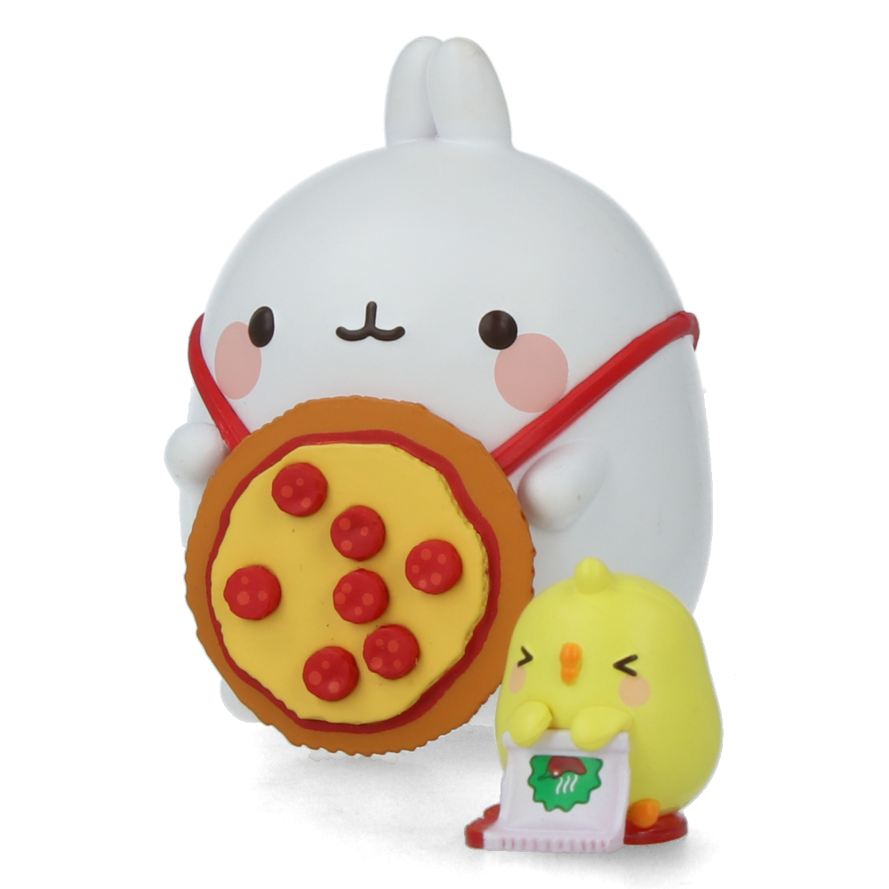 Molang Yummies Series Display Set - 6pcs Kawaii Plush Toys for Anime Fans | Perfect for Bedroom Decor, Gift Giving & Anime Collections