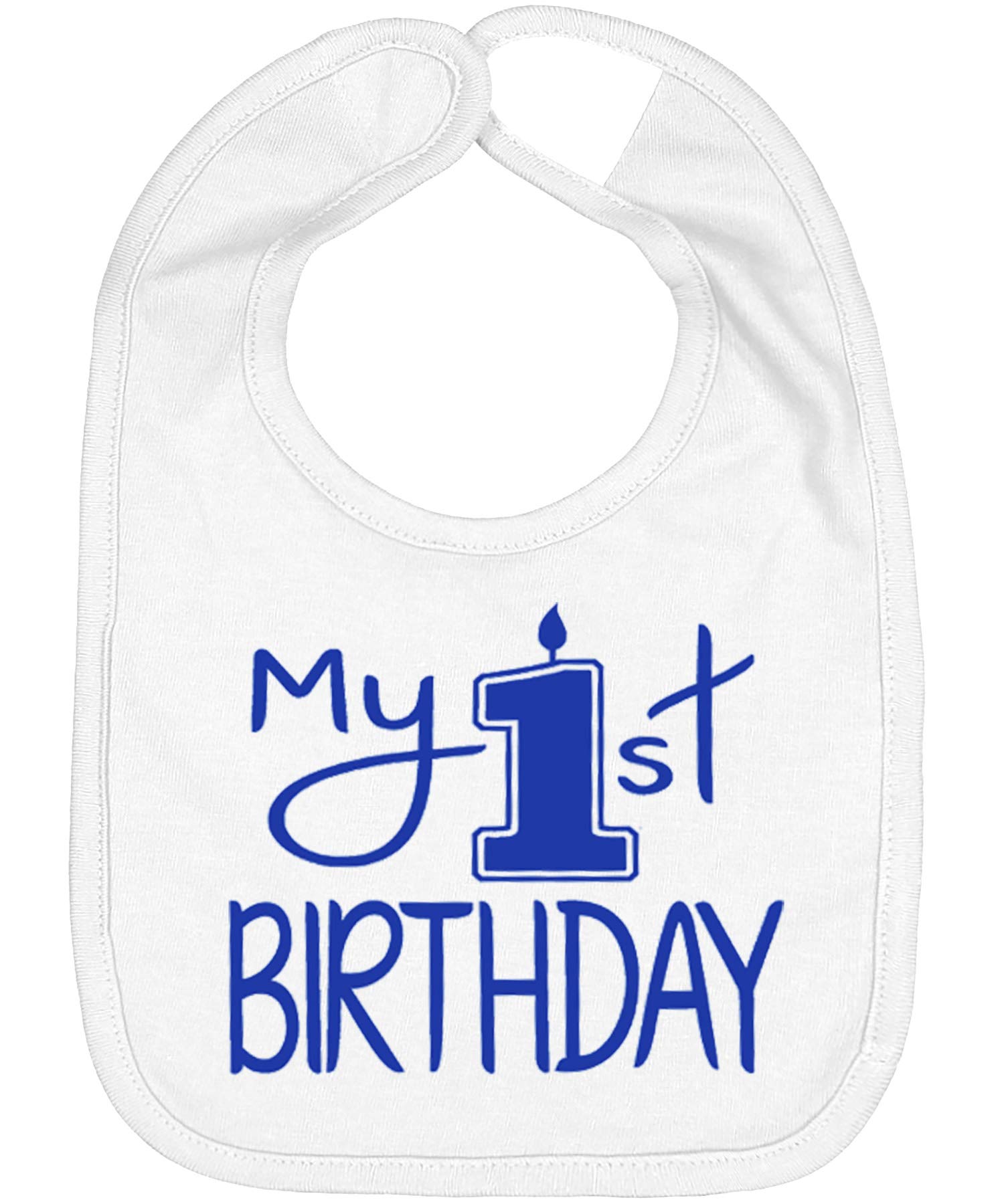 Handmade Baby First Birthday Smash Cake Bib for Boys & Girls - Cute & Absorbent - Perfect for 1st Birthday Party, Cake Smash Photo Shoot, Baby Shower Gift