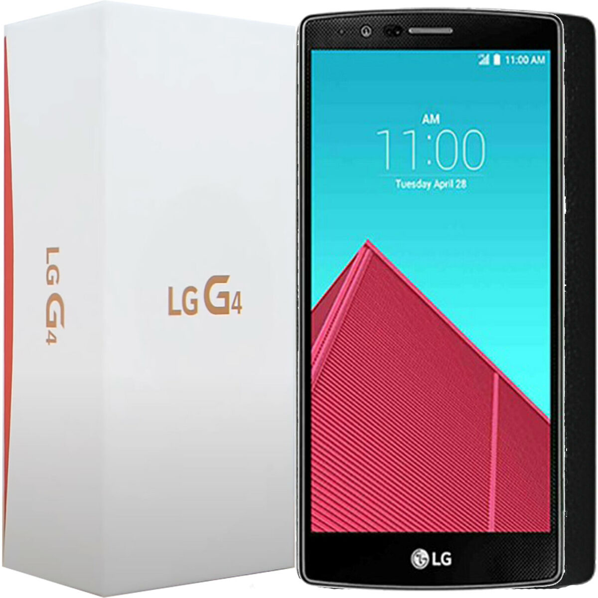 LG G4 32GB Unlocked Smartphone - Genuine Leather Red (GSM Compatible) for Business & Travel | High-Performance Android Phone with Premium Camera