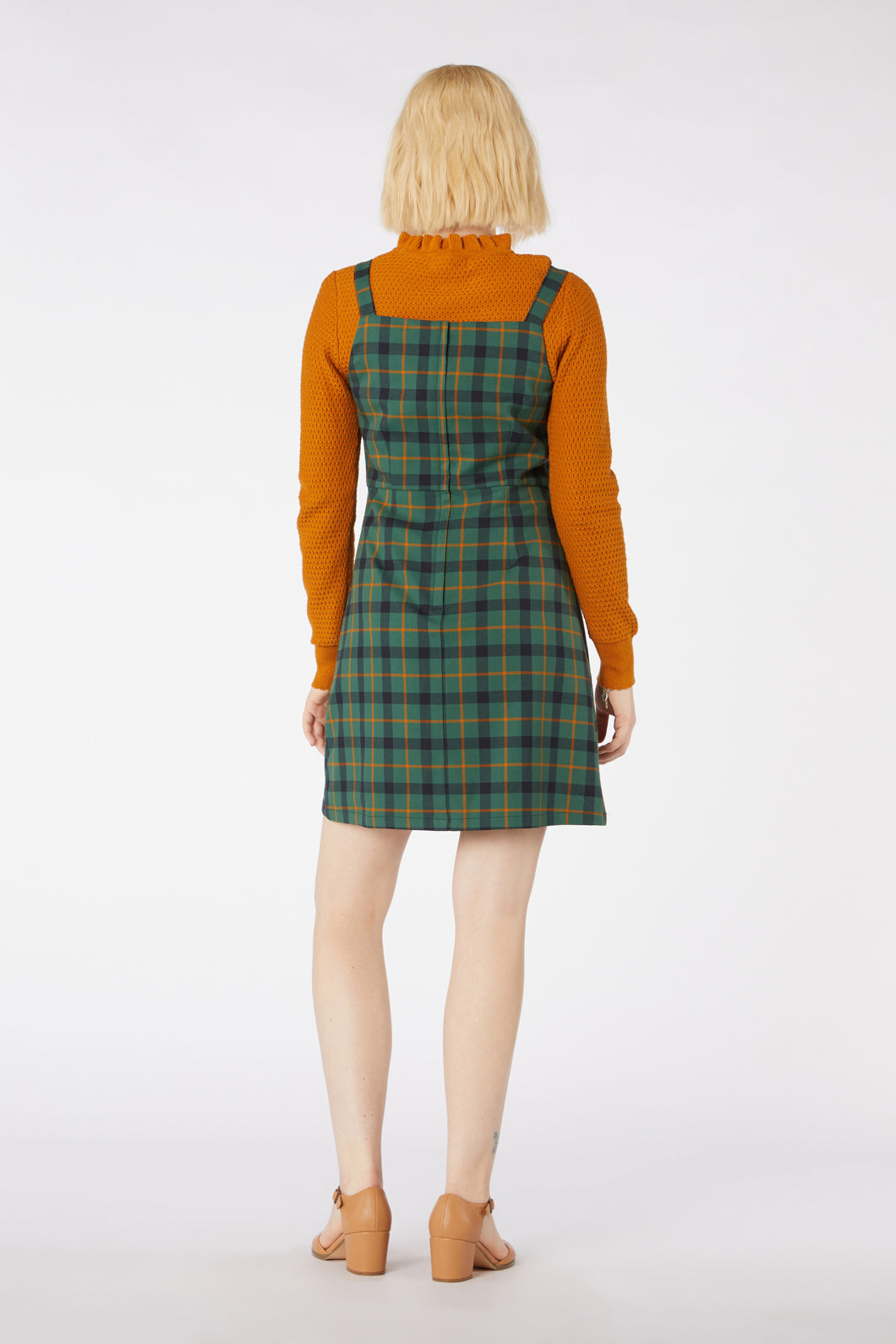 Claudia Check Pinny - Stylish and Functional Apron for Cooking, Baking & Crafting - Perfect for Home Chefs, Bakers & DIY Enthusiasts