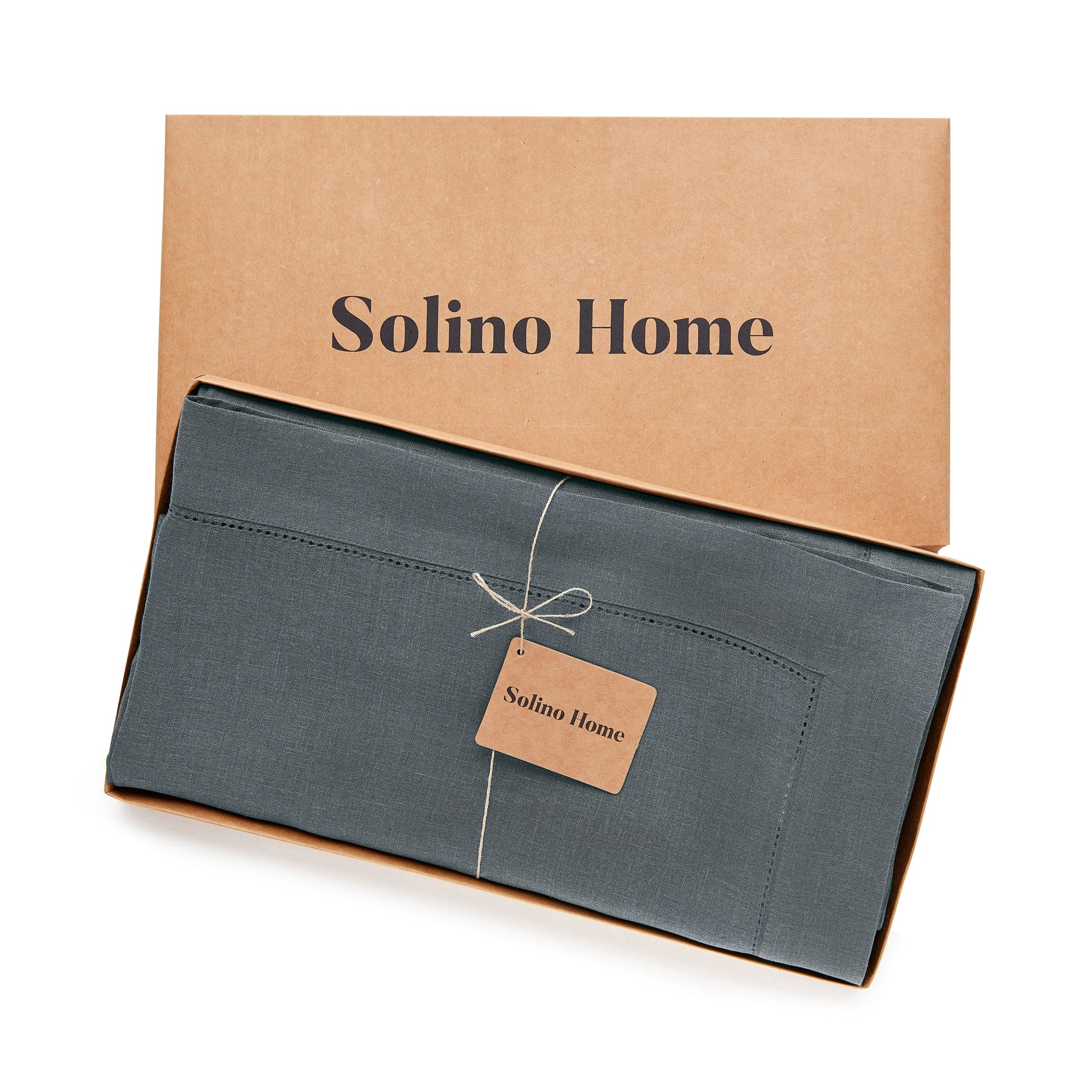Elegant Classic Hemstitch Tablecloth - Premium Cotton Linen Table Cover for Dining Room, Wedding, Party & Special Occasions