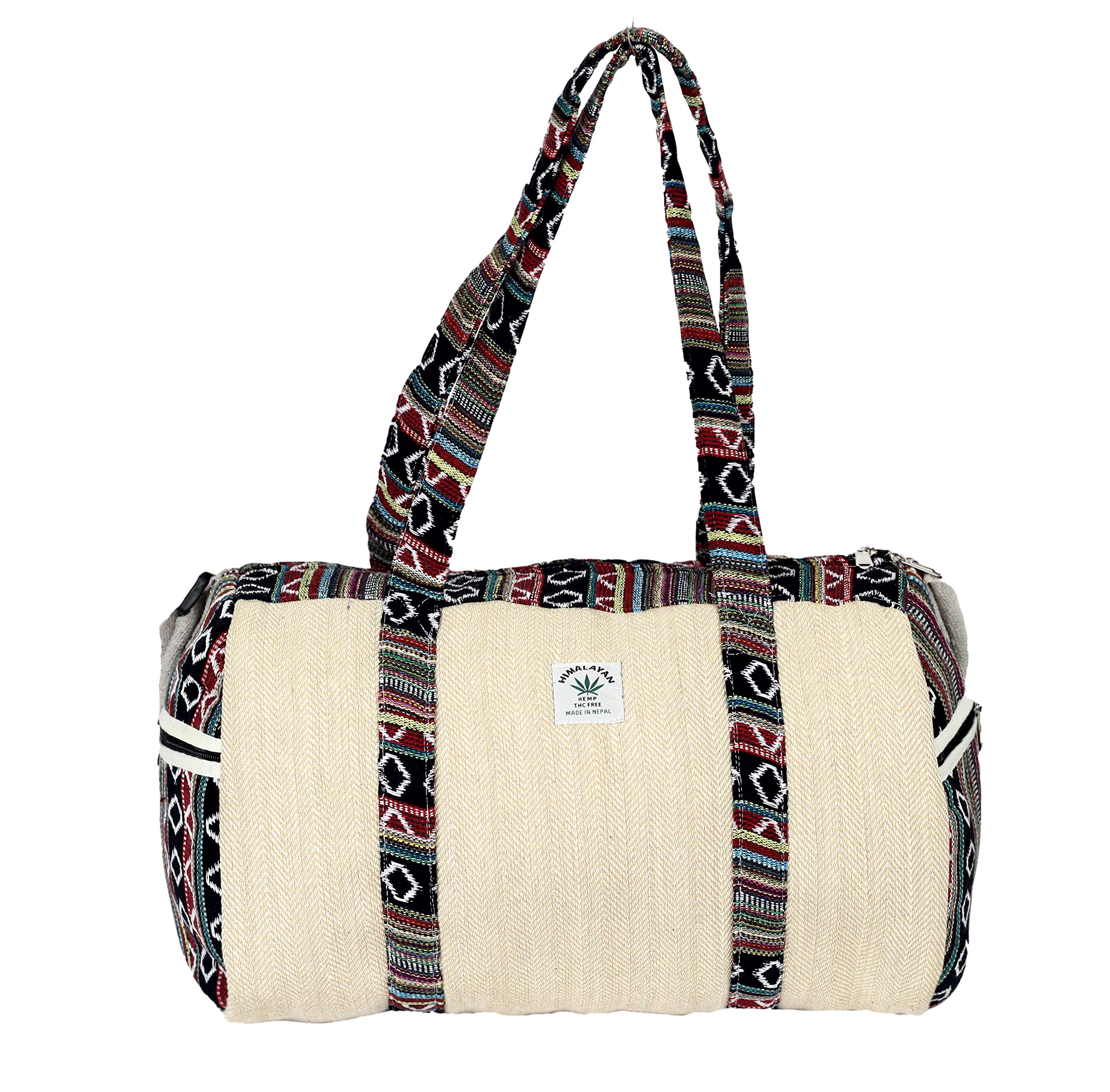 Unisex Weekender Duffel Bag for Men & Women - Gym, Travel & Shoulder Carry-On Luggage (Beige) - Perfect for Weekend Getaways, Gym Workouts & Business Trips