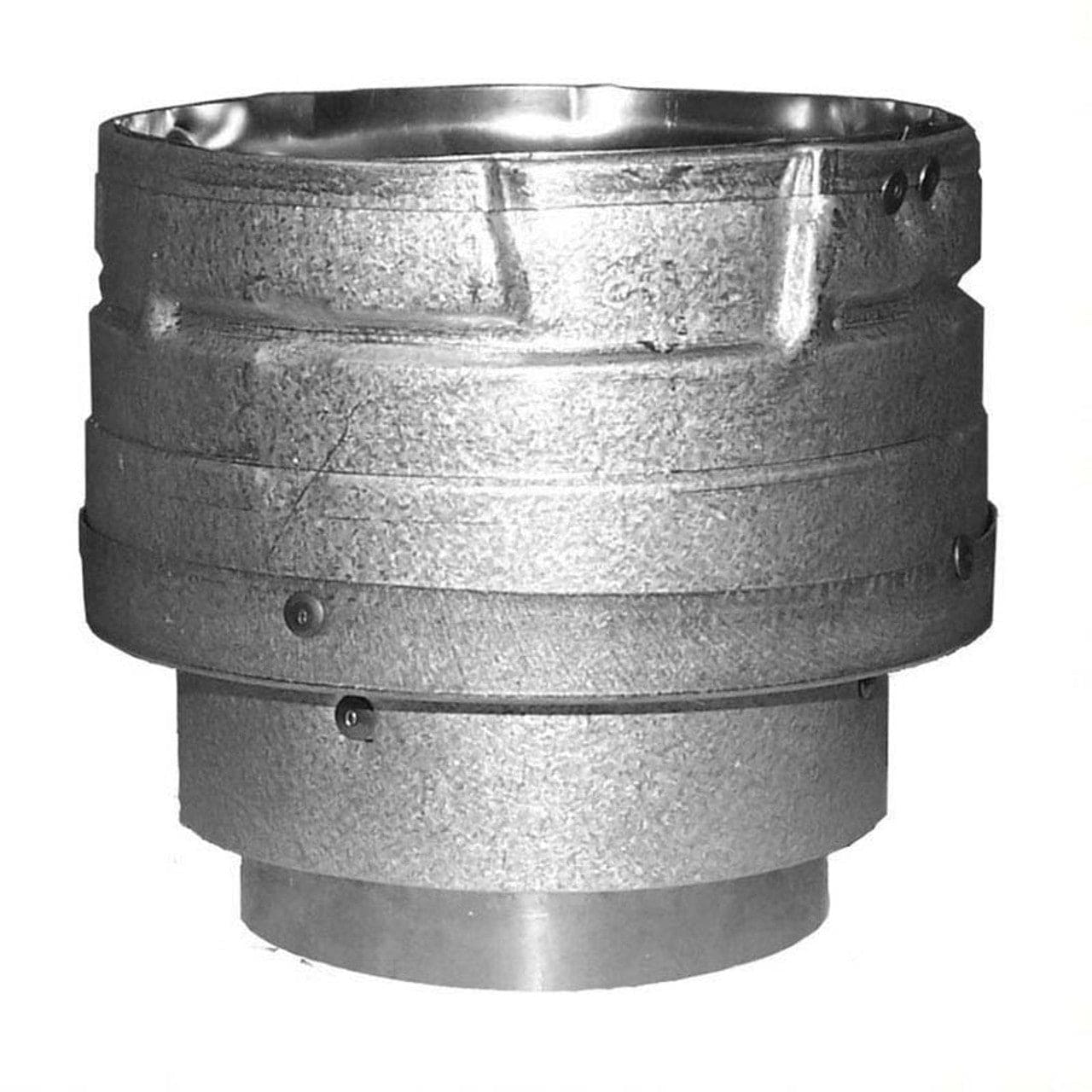 3 to 4 Inch Pellet Vent Pro Black Appliance Adapter/Increaser - 3PVP X4ADB - Compatible with Pellet Stoves, Boilers & Fireplaces