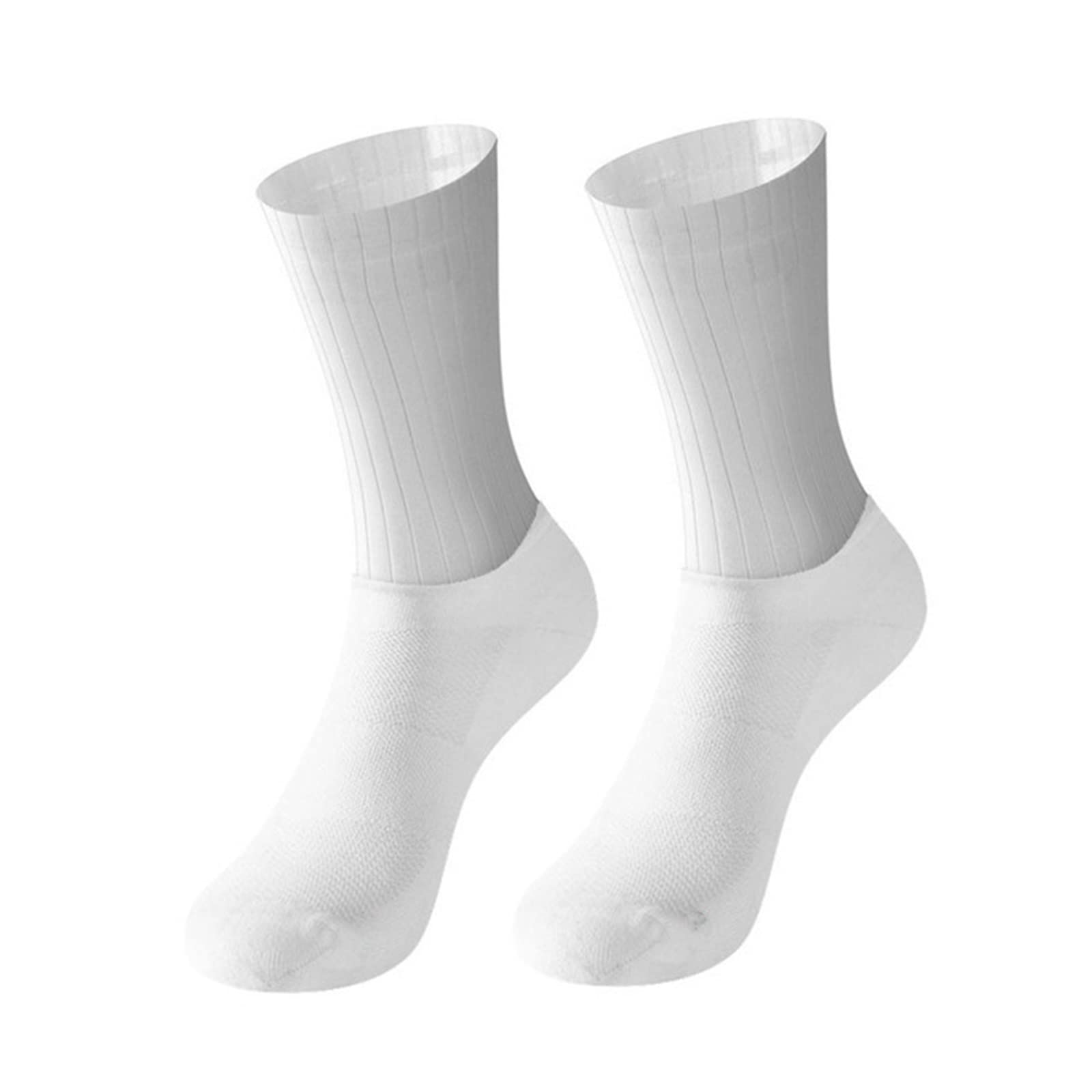 1 Pair Men's & Women's Cycling Socks - Breathable Road Bike Socks for Outdoor Riding & Racing | Compression Sport Socks for Enhanced Performance & Comfort | Perfect for Road Cycling, Mountain Biking & Indoor Training