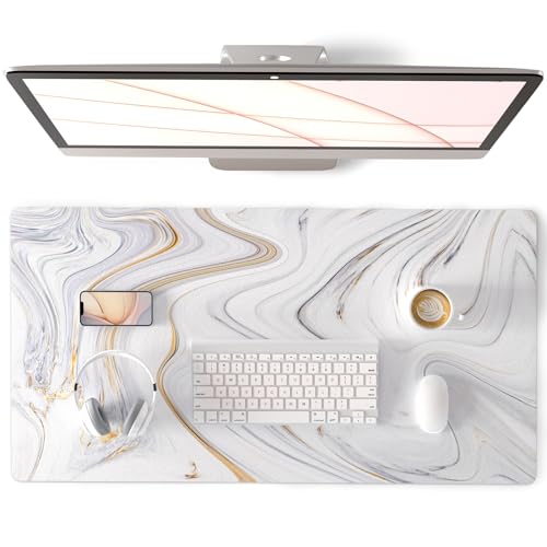 White Marble Stripes