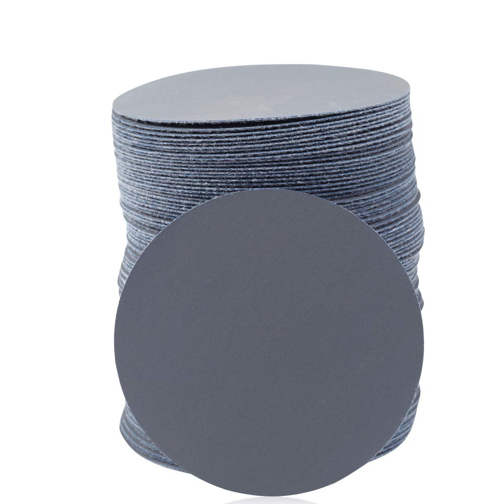 SPEEDWOX 3 Inch 3000 Grit Hook and Loop Sanding Discs - 100pcs No Hole Sandpaper for Wood, Metal, Drill, Grinder & Rotary Tools - Perfect for Fine Sanding, Polishing & Surface Preparation