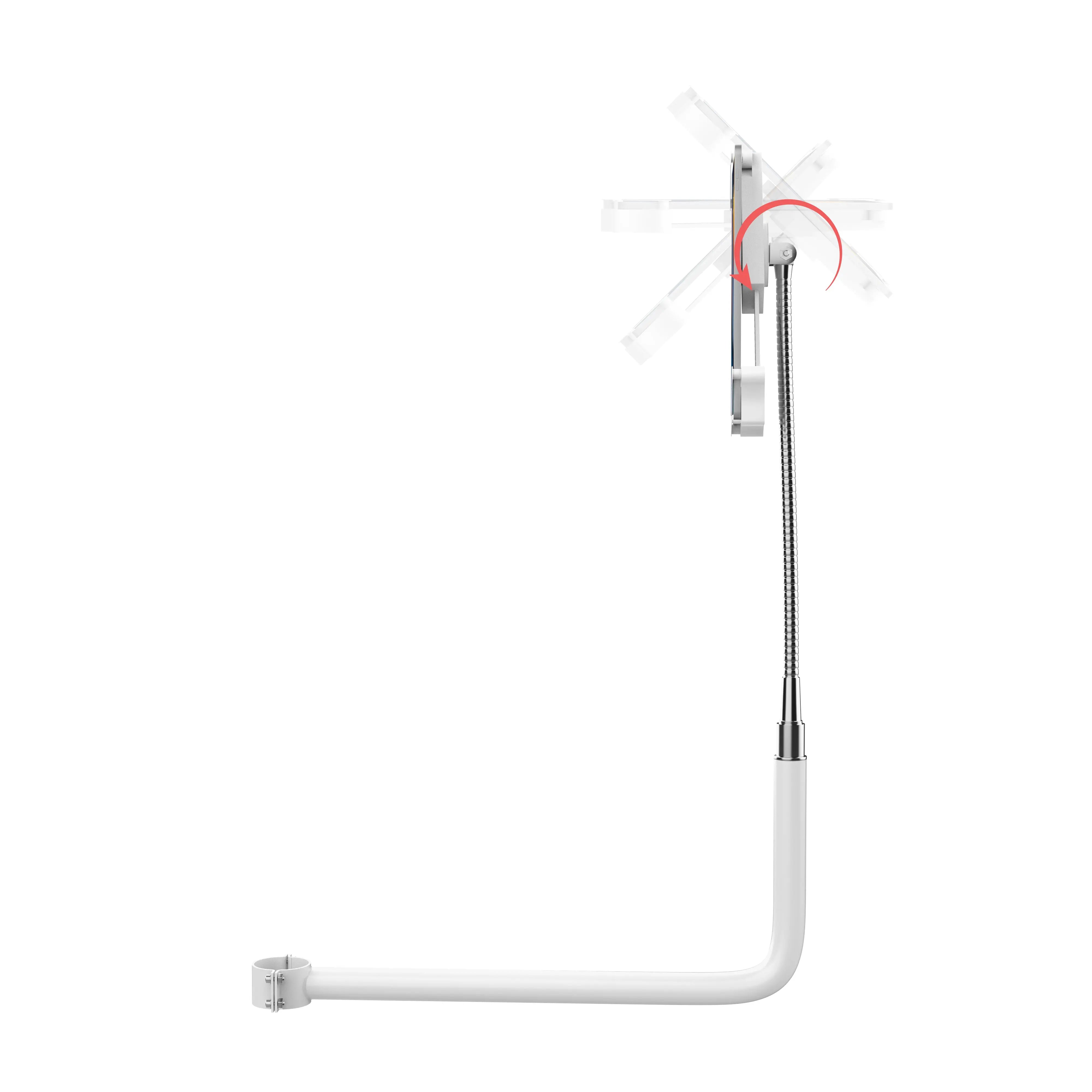 Ergonomic Gooseneck Tablet Holder with Clamp - Adjustable Phone Stand for Desk, Bed, Sofa - Perfect for Reading, Watching Videos, or Video Calls