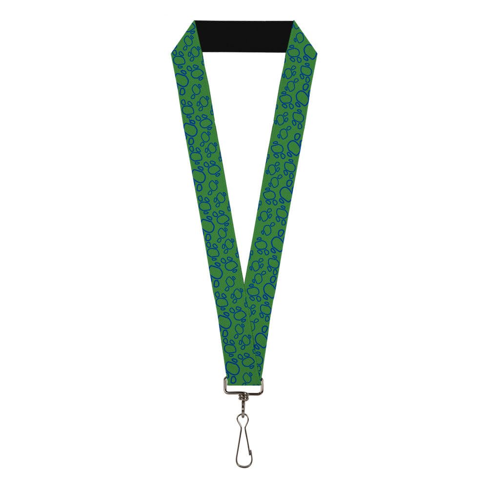 Disney Toy Story Rex Dinosaur Lanyard - Blue & Green Scales Design - Perfect for Keychains, ID Badges & Event Giveaways