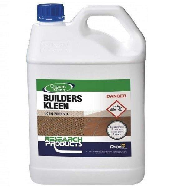 Builders Kleen Extra Strength Grout and Mortar Cleaner - Heavy Duty Tile & Stone Cleaner for Bathroom, Kitchen, and Floor Restoration