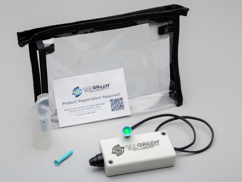 See Green® Lens Inserter Tool - Easy Contact Lens Applicator for Daily Use | Perfect for Beginners & Sensitive Eyes | Home & Travel Essential