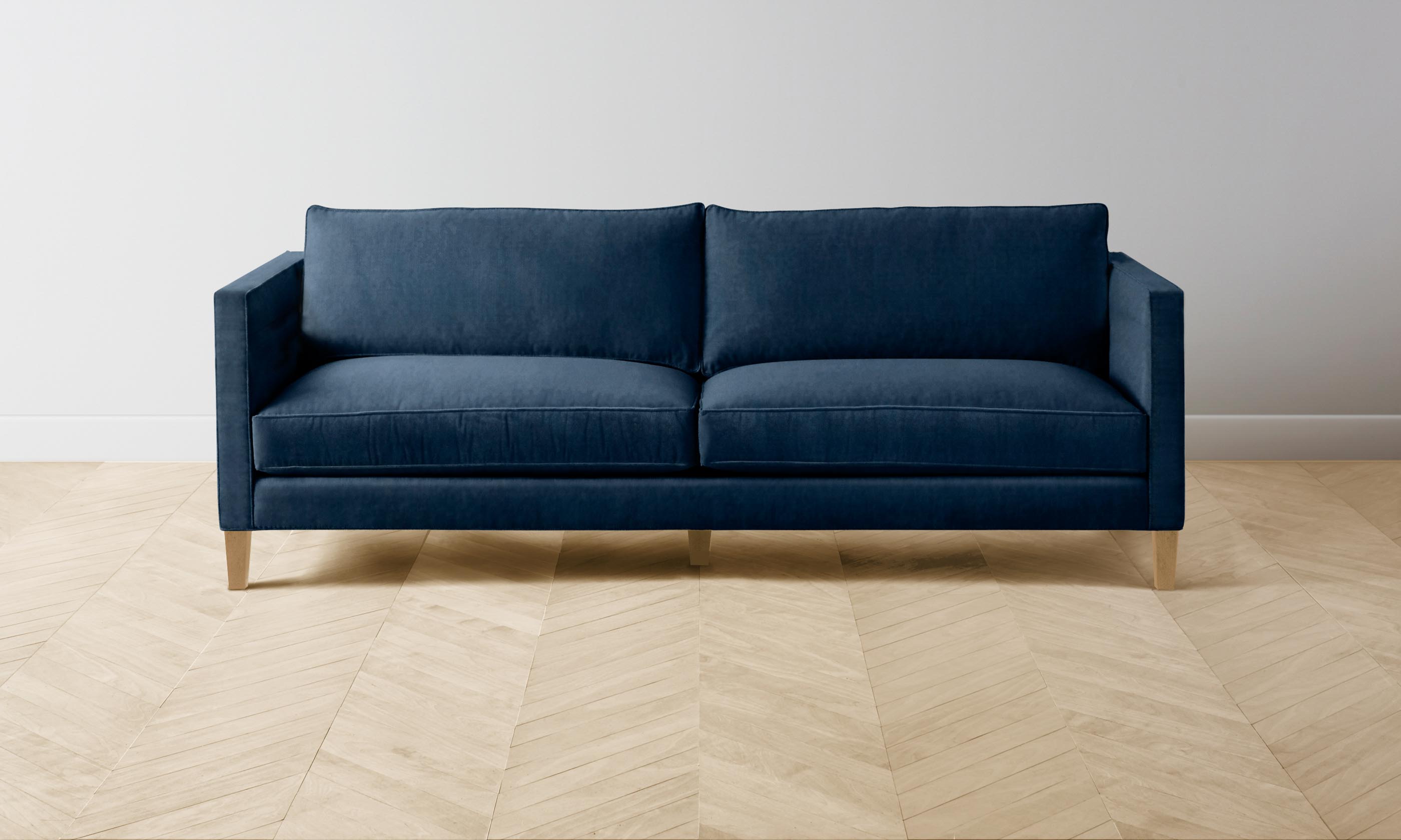 The Crosby Sectional Sofa - Luxurious Performance Velvet in Sapphire Blue - Perfect for Living Rooms, Lounges & Home Theater Seating