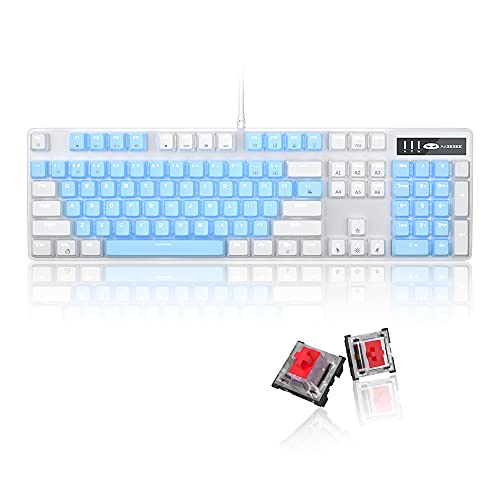 White & Blue - Red Switch