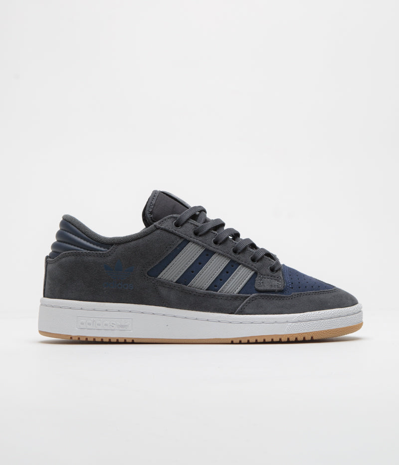 Adidas Centennial 85 Low ADV Sneakers - Carbon Grey Navy Retro Basketball Shoes for Men | Vintage Style Casual Wear & Street Fashion