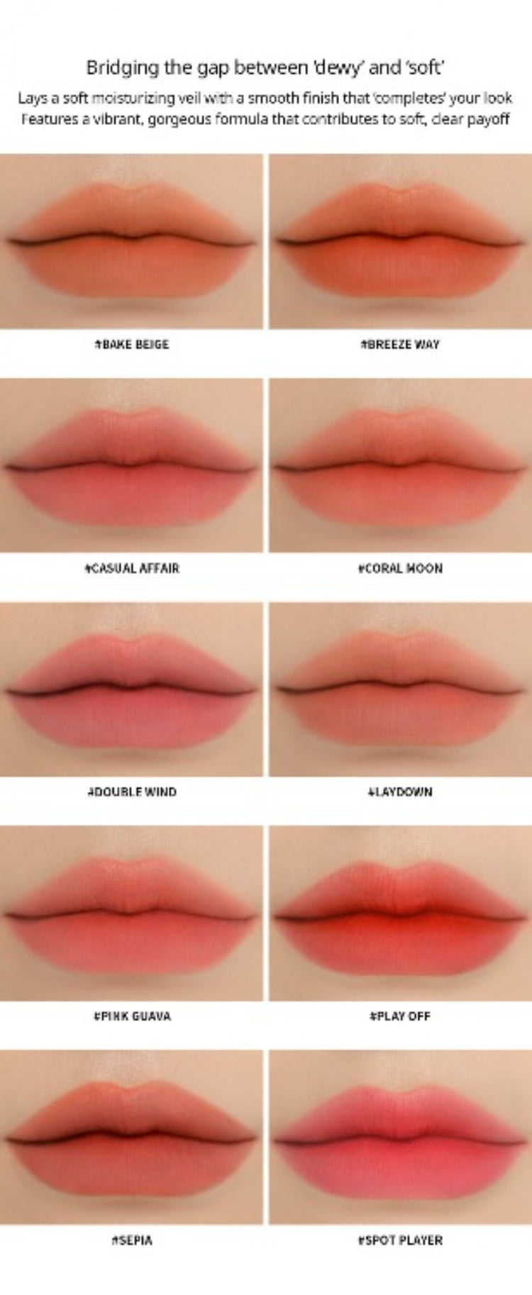 3CE Blur Water Tint Lip Stain - 4.6g Long Lasting Matte Liquid Lipstick, Hydrating & Non-Drying, Vegan & Cruelty Free - Perfect for Everyday Wear, Date Night & Special Occasions