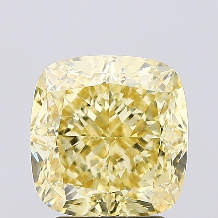 3.09 Carat Cushion Cut Square Lab Grown Diamond - Perfect for Engagement Rings & Luxury Jewelry