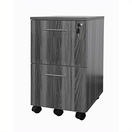 Mayline Value Pack 2-Piece Gray Steel Pedestal File Cabinet Set - Durable Office Storage Solution for Files & Documents