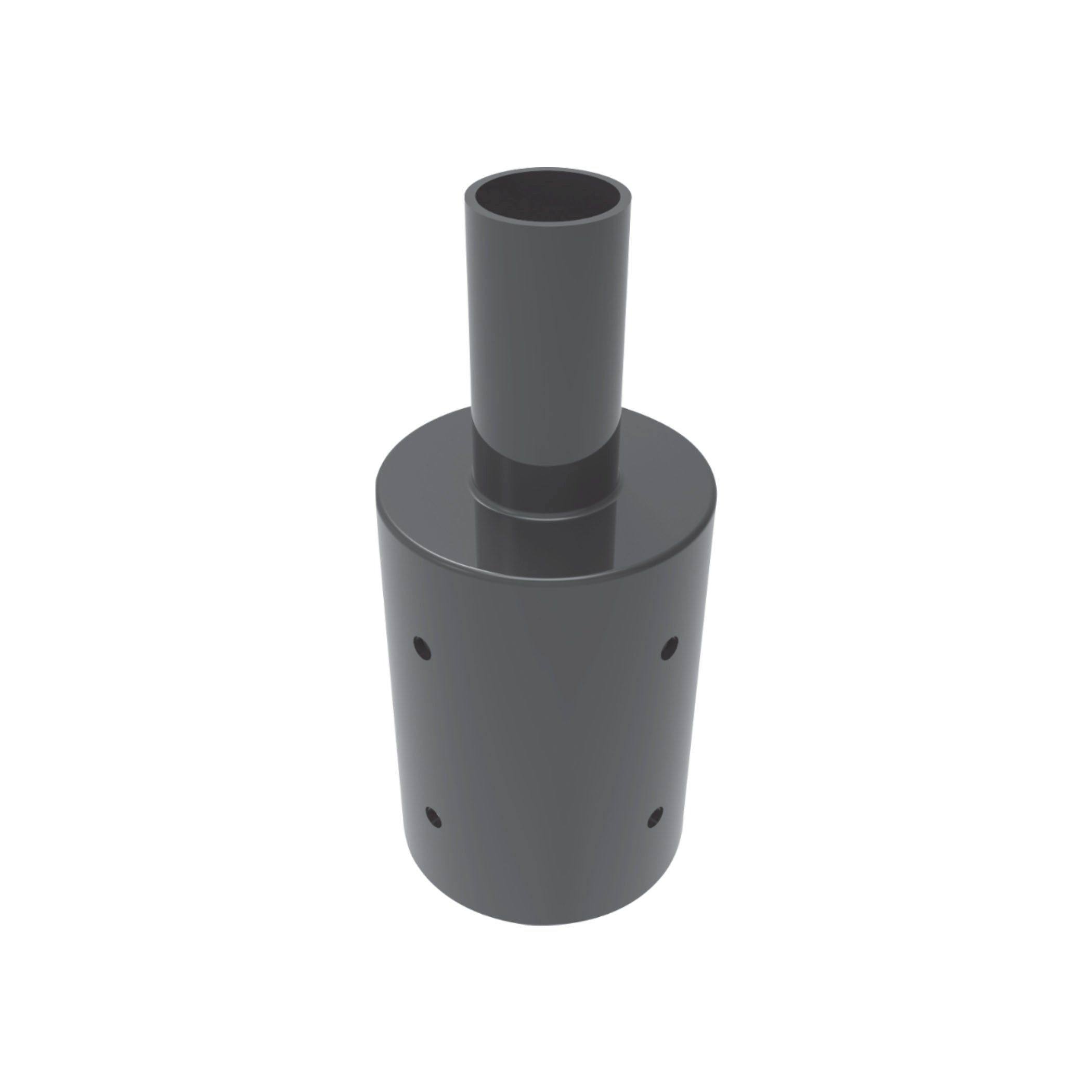 LED Shoebox Light Adapter Mount - Vertical Tenon for Round Pole (5.75